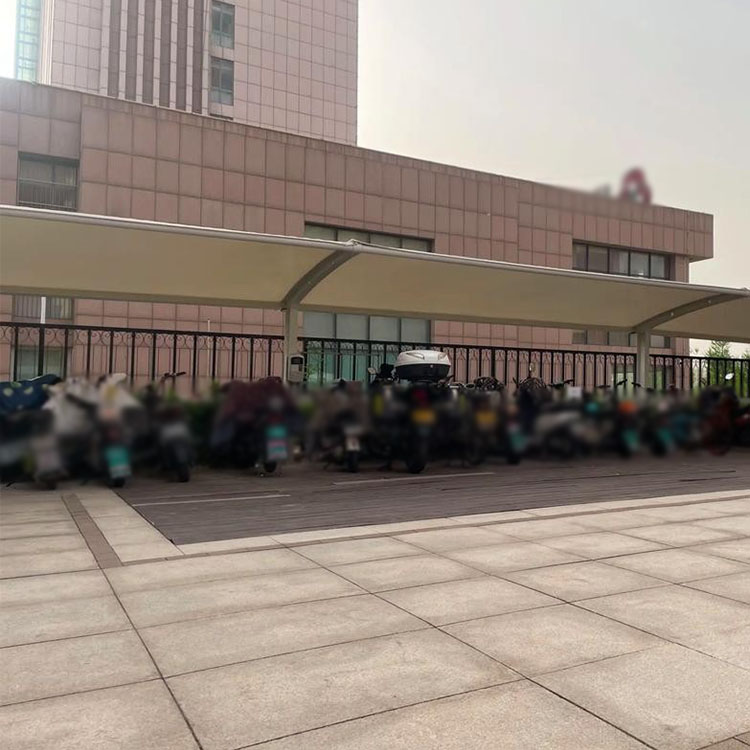 五大连池市膜结构电动车棚