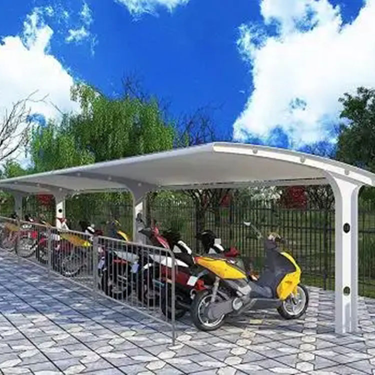 五大连池市膜结构电动车棚